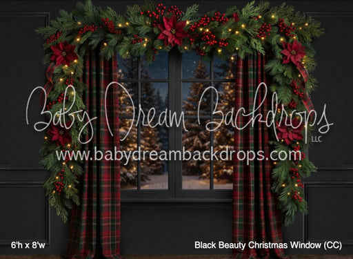 Black Beauty Christmas Window (CC)
