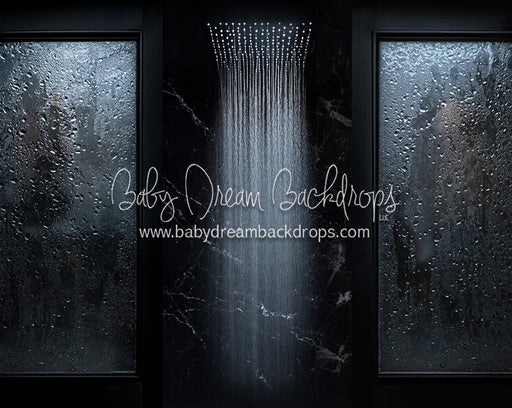 Black Marble Shower (CC)