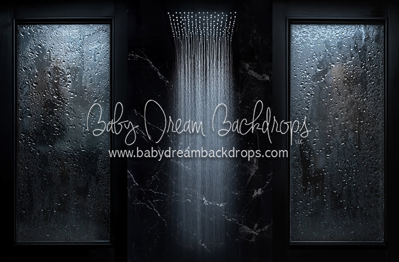 Black Marble Shower (CC)