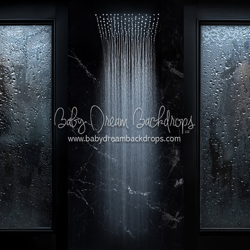 Black Marble Shower (CC)