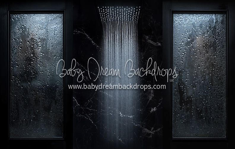 Black Marble Shower (CC)