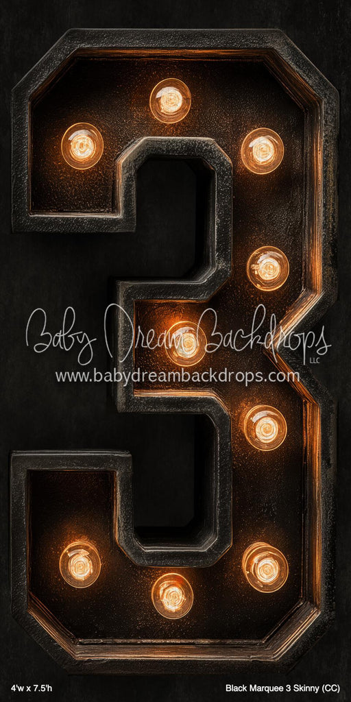 Black Marquee 3 Skinny (CC)