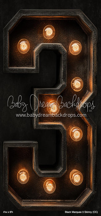 Black Marquee 3 Skinny (CC)