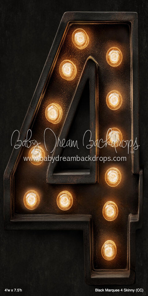 Black Marquee 4 Skinny (CC)