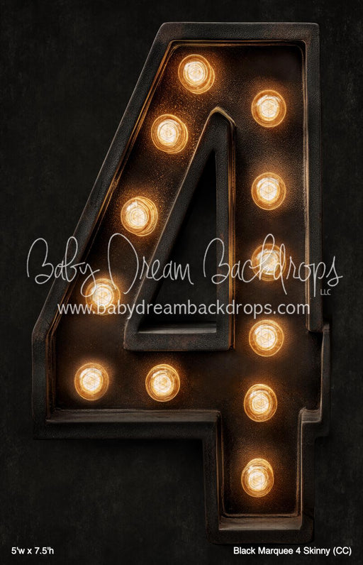 Black Marquee 4 Skinny (CC)