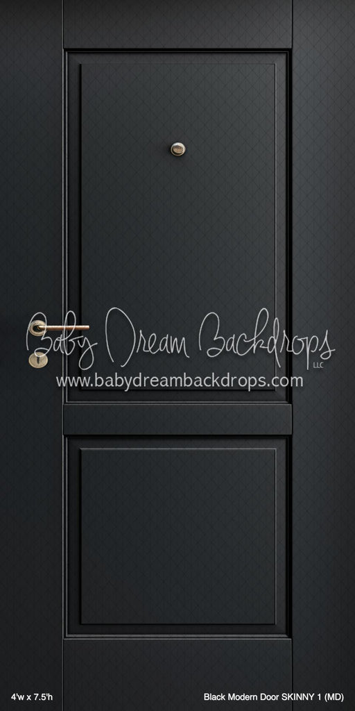Black Modern Door SKINNY 1 (MD)