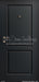 Black Modern Door SKINNY 1 (MD)