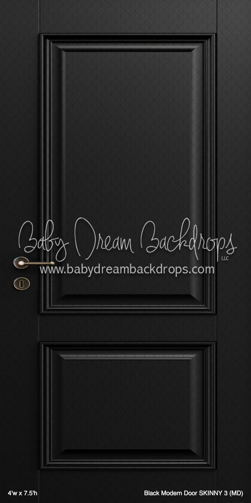 Black Modern Door SKINNY 3 (MD)