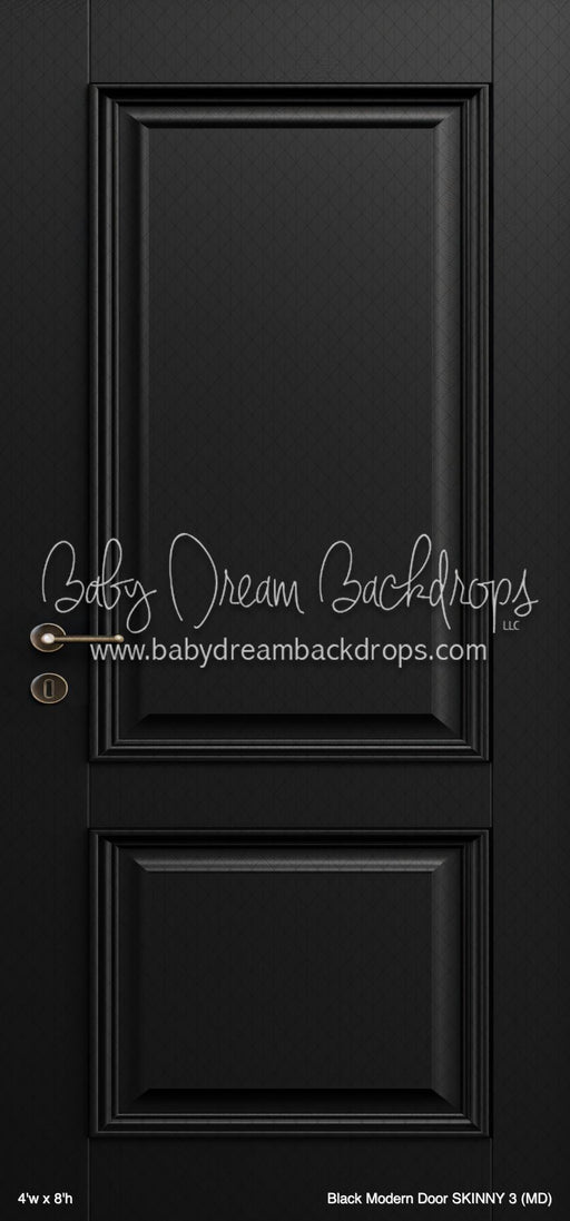 Black Modern Door SKINNY 3 (MD)