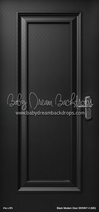 Black Modern Door SKINNY 4 (MD)