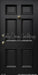 Black Traditional Door SKINNY Flipped (MD)