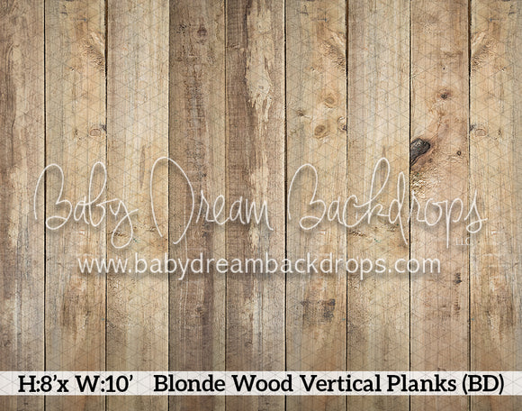 Blonde Wood Vertical Planks (BD)