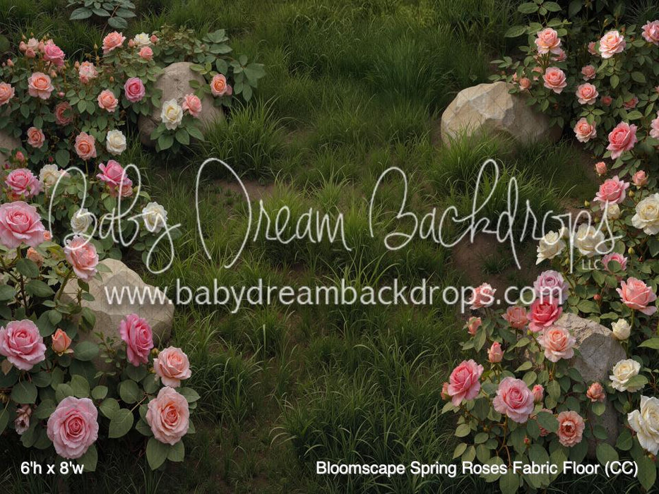 Bloomscape Spring Roses Fabric Floor (CC)