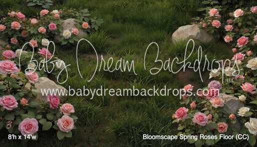 Bloomscape Spring Roses Fabric Floor (CC)