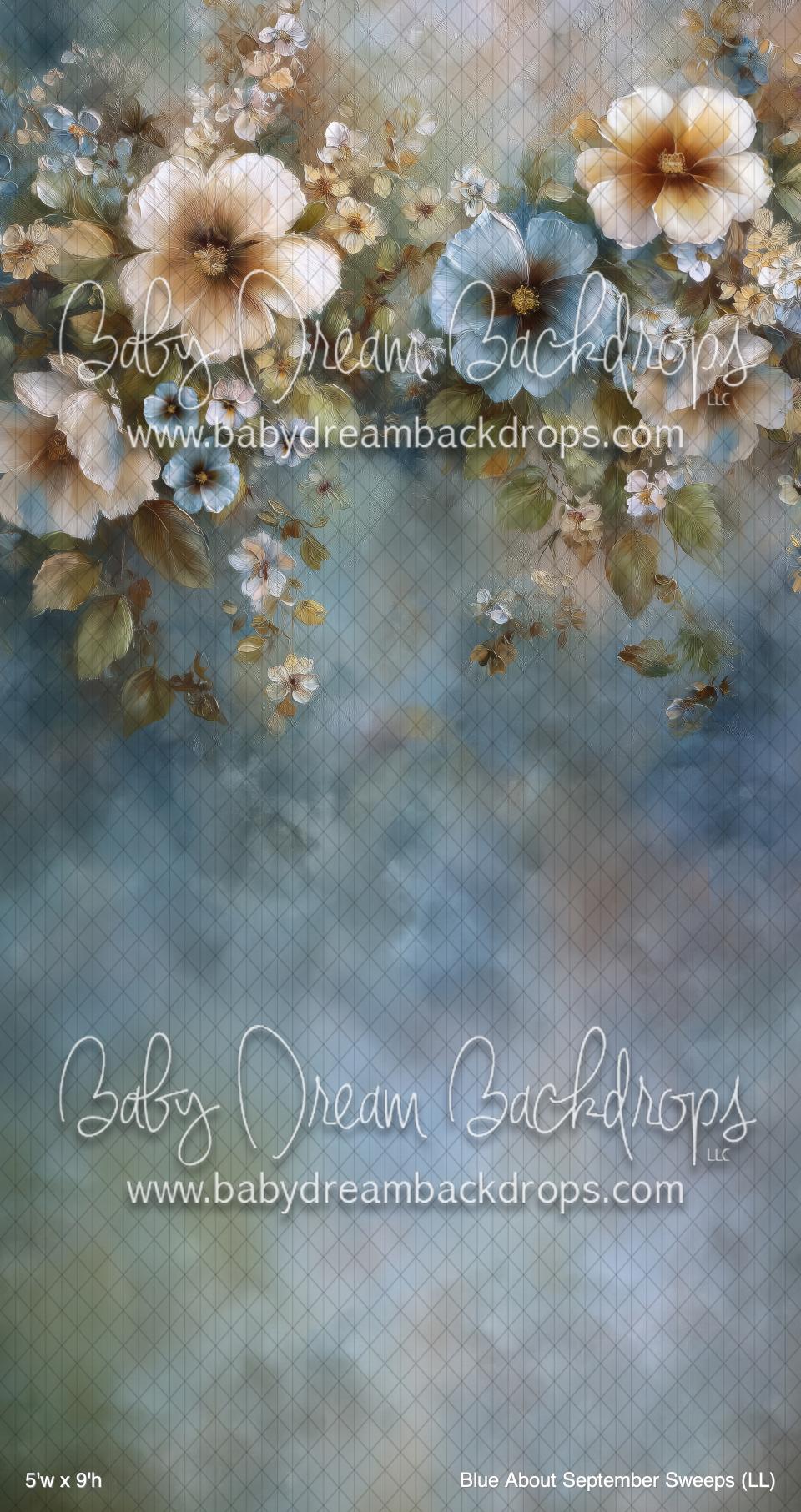 Blue About September Sweeps (LL) — Baby Dream Backdrops