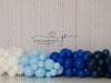 Blue Balloon Garland Fabric Floor (JE)