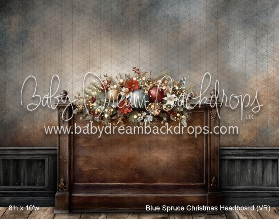 Blue Spruce Christmas Headboard (VR)