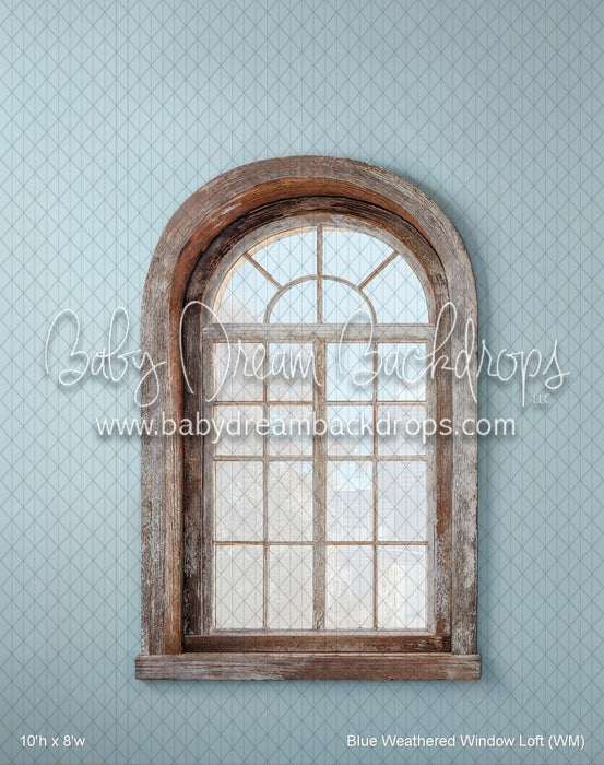 Blue Weathered Window Loft (WM)