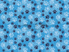 Blue Pup Prints with Spots (JG)