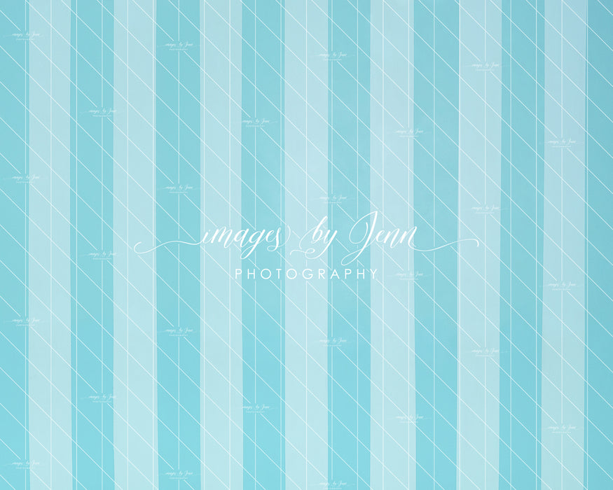 Blue Raspberry Stripe Wall (JG)