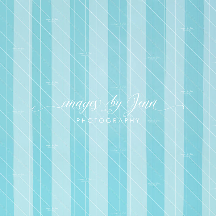 Blue Raspberry Stripe Wall (JG)