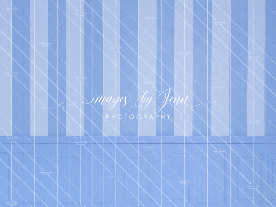 Blueberry Stripe Half Wall (JG)