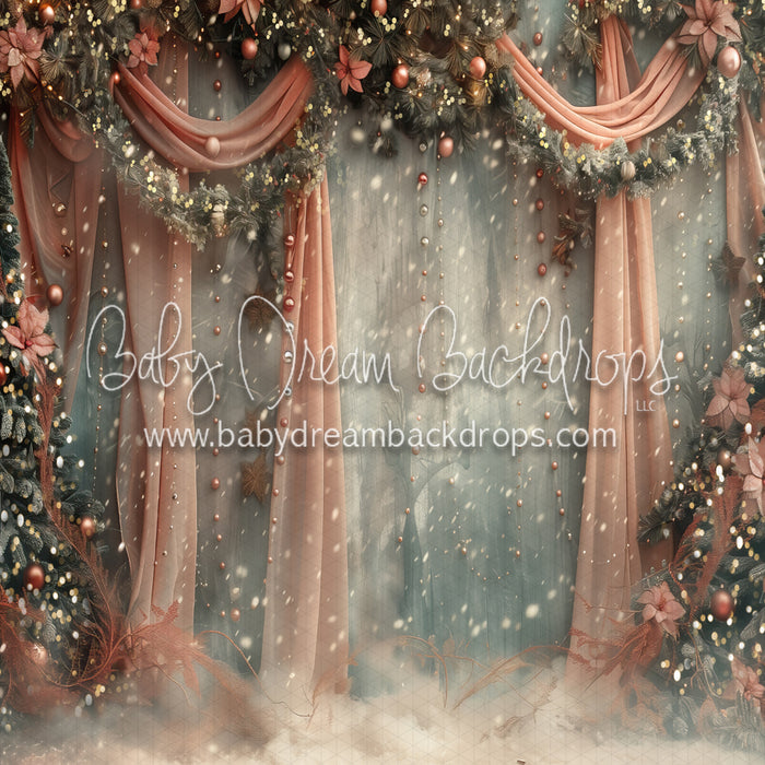 Blush Snowfall  with Lights (MD)