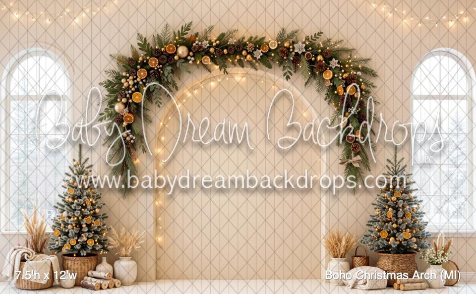 Boho Christmas Arch (MI)