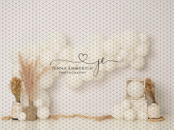 Boho White Balloon Garland (JE)