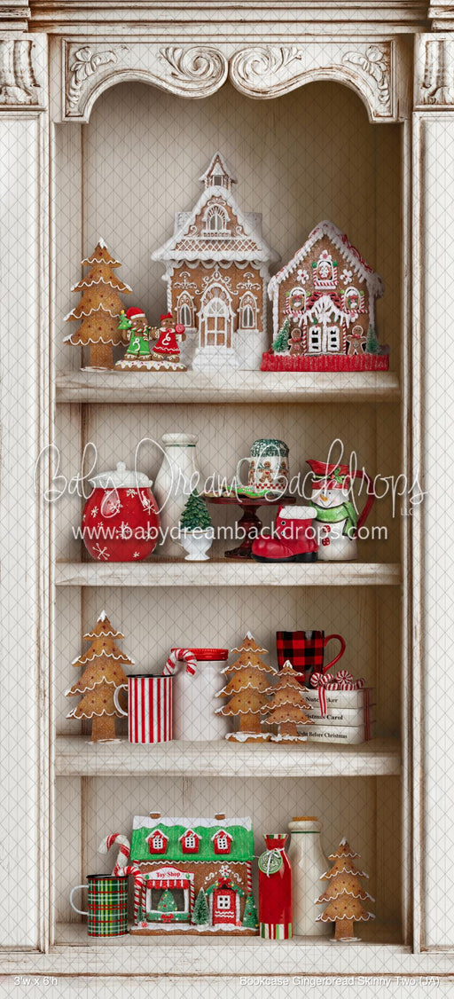 Bookcase Gingerbread Skinny Two (JA)