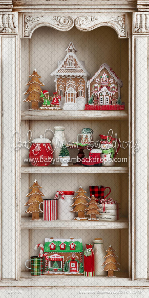 Bookcase Gingerbread Skinny Two (JA)