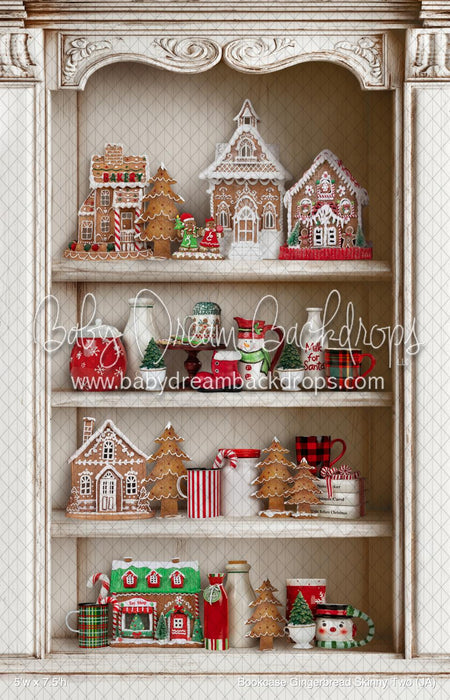 Bookcase Gingerbread Skinny Two (JA)