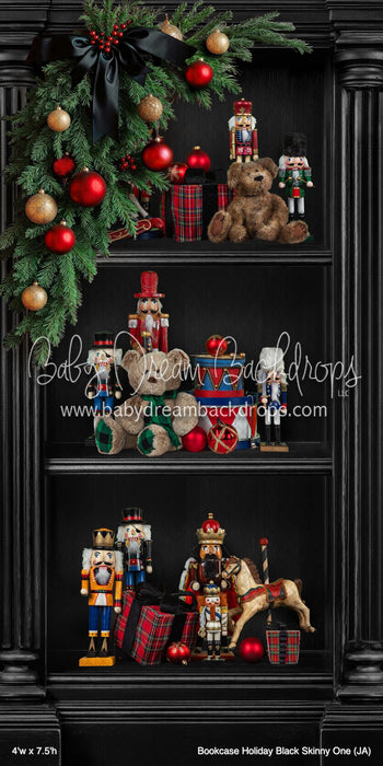 Bookcase Holiday Black Skinny One (JA)