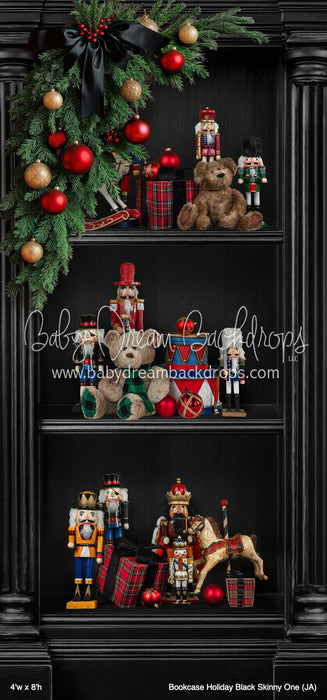 Bookcase Holiday Black Skinny One (JA)