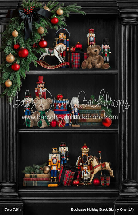 Bookcase Holiday Black Skinny One (JA)