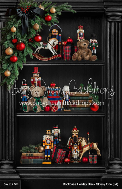 Bookcase Holiday Black Skinny One (JA)