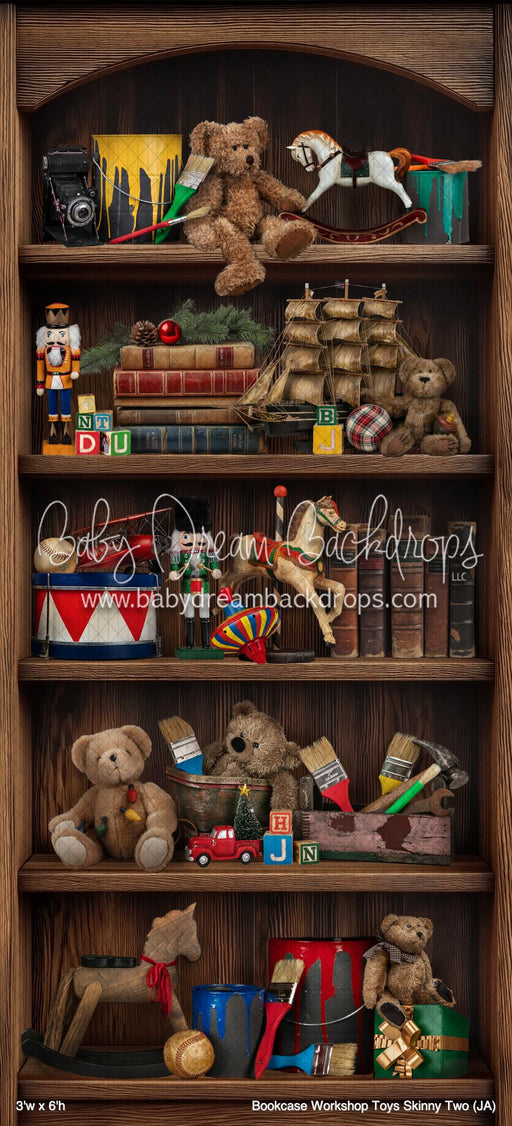 Bookcase Workshop Toys Skinny Two (JA)