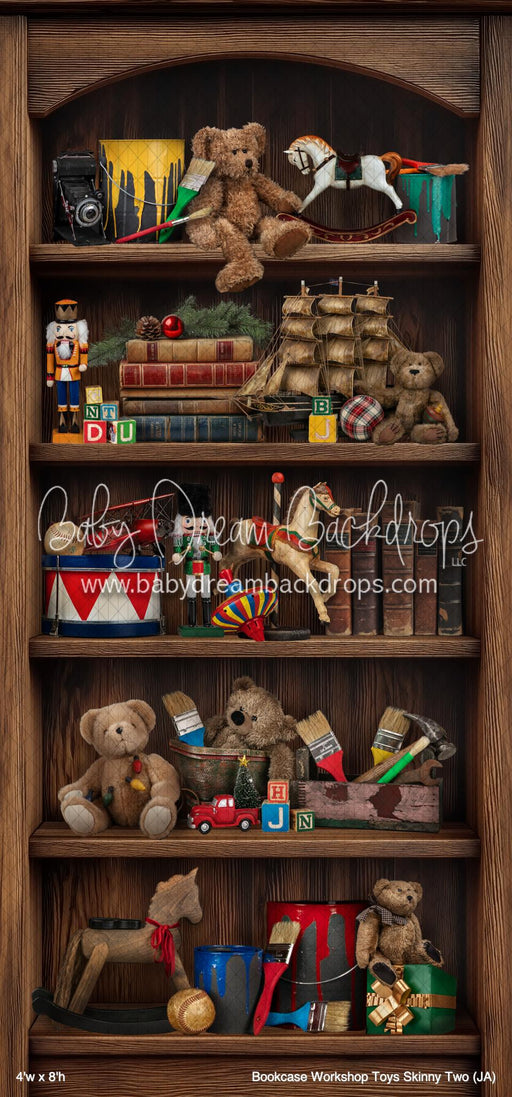 Bookcase Workshop Toys Skinny Two (JA)