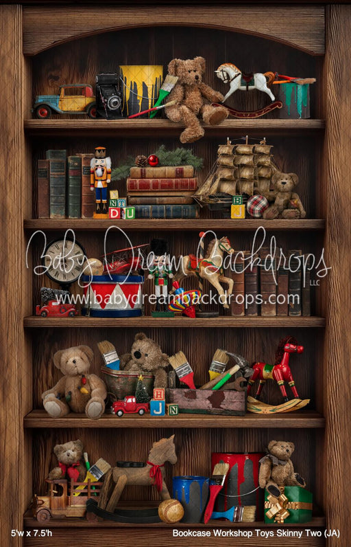 Bookcase Workshop Toys Skinny Two (JA)