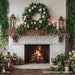 Botanical Farmhouse Fireplace (JA)