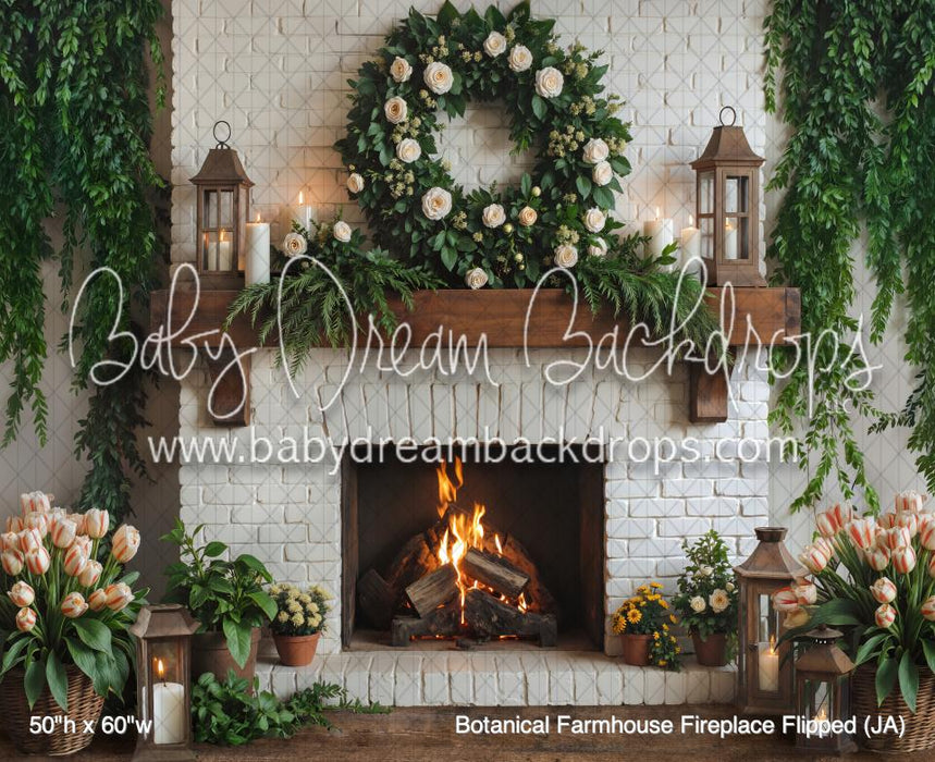 Botanical Farmhouse Fireplace Flipped (JA)