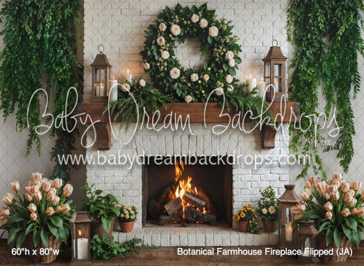 Botanical Farmhouse Fireplace Flipped (JA)