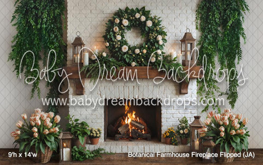 Botanical Farmhouse Fireplace Flipped (JA)