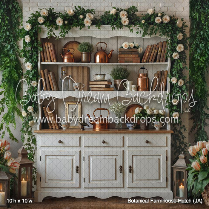 Botanical Farmhouse Hutch (JA)