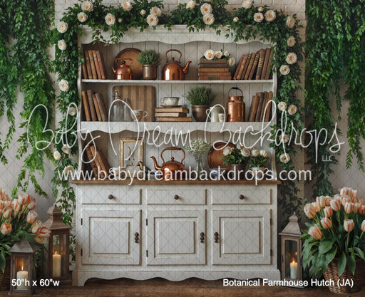 Botanical Farmhouse Hutch (JA)