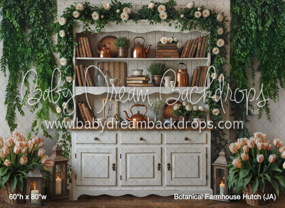 Botanical Farmhouse Hutch (JA)