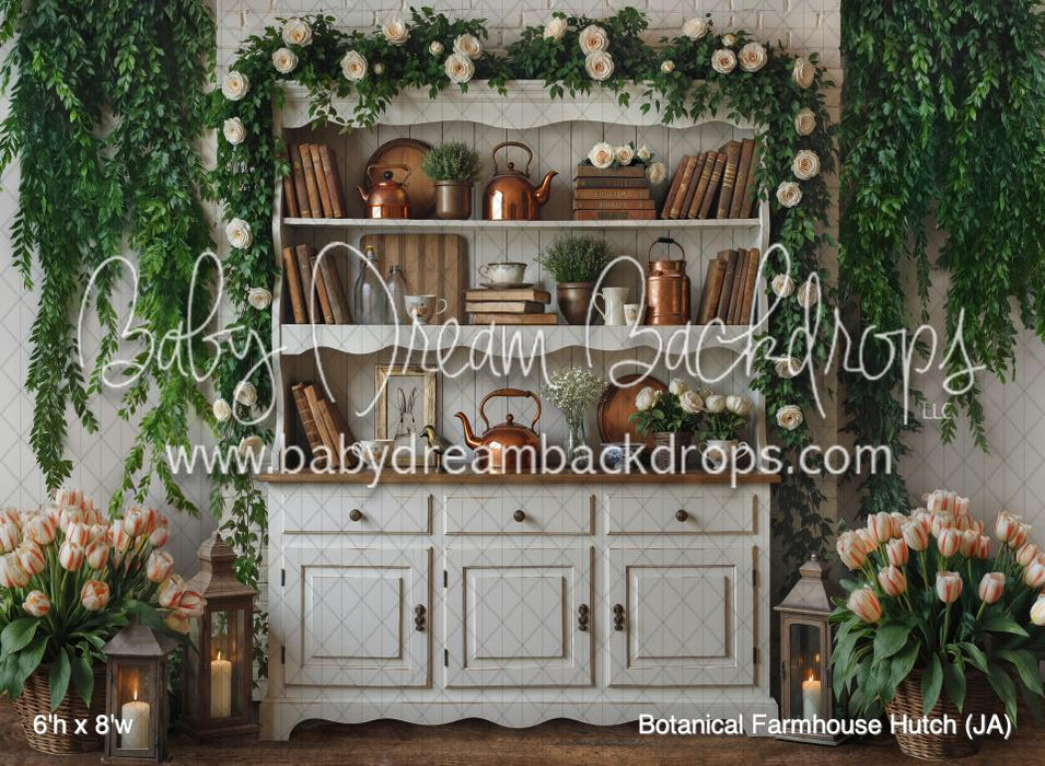 Botanical Farmhouse Hutch (JA)