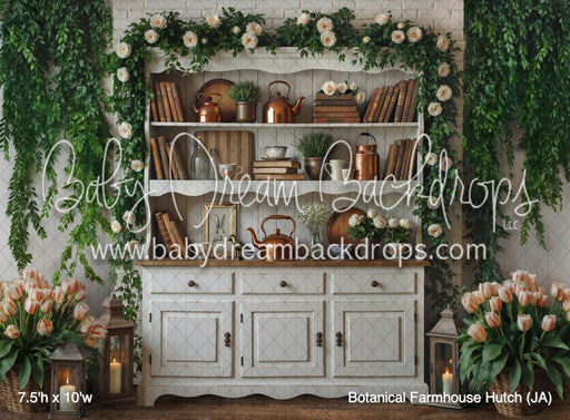 Botanical Farmhouse Hutch (JA)