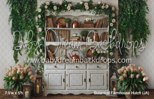 Botanical Farmhouse Hutch (JA)
