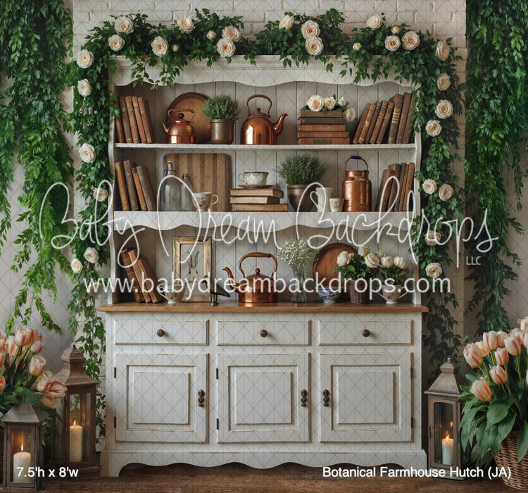 Botanical Farmhouse Hutch (JA)
